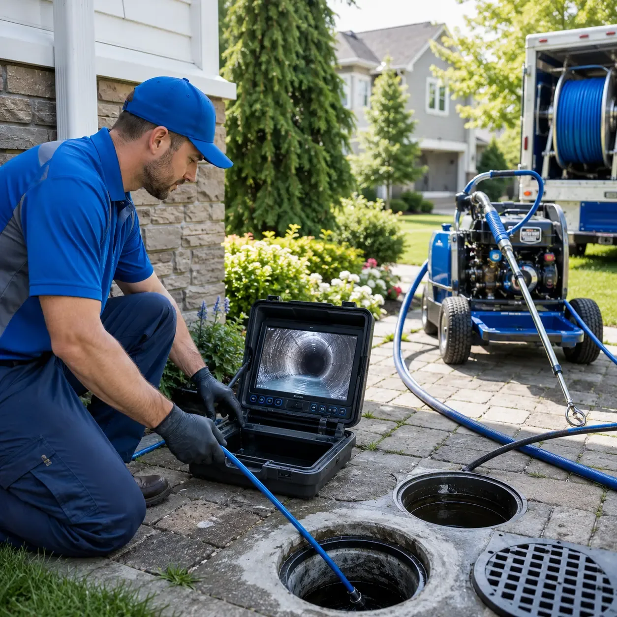 Outdoor drain cleaning professionals serving Haubstadt, IN